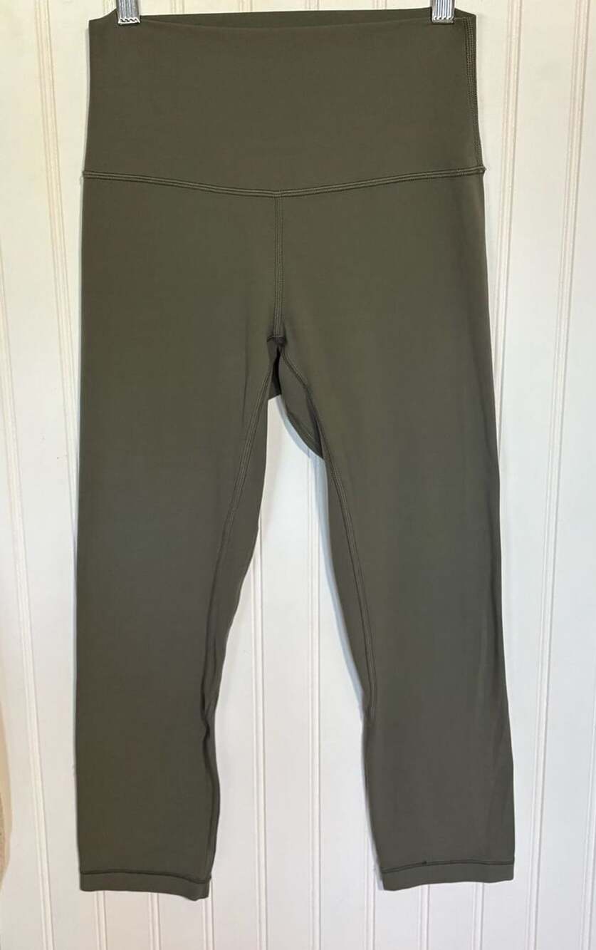 Lululemon Align Pant Size 4 Green Olive Yoga Leggings